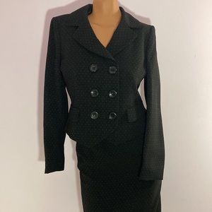 Patterned Tahari suit